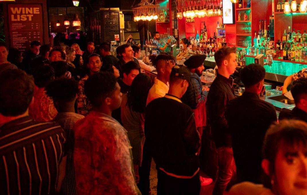 Asian Beer Cafe, Melbourne Central, on a busy night
